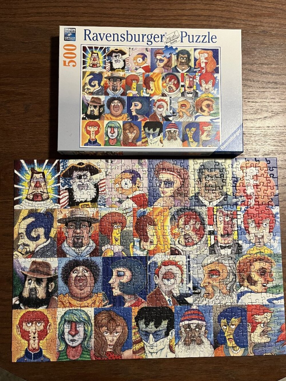 RAVENSBURGER 1000-Piece "Behind the Scenes" Jigsaw Puzzle - No Missing Pieces